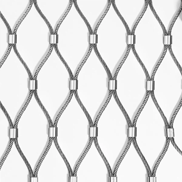 Skråningsbeskyttelse rustfrit stål rebnet